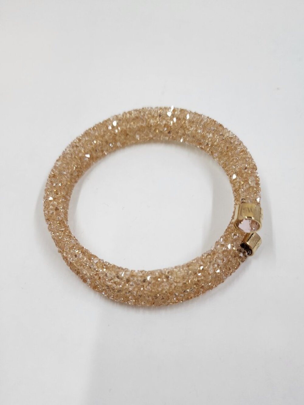 Swarovski Crystaldust Champagne Gold Wraparound Bracelet